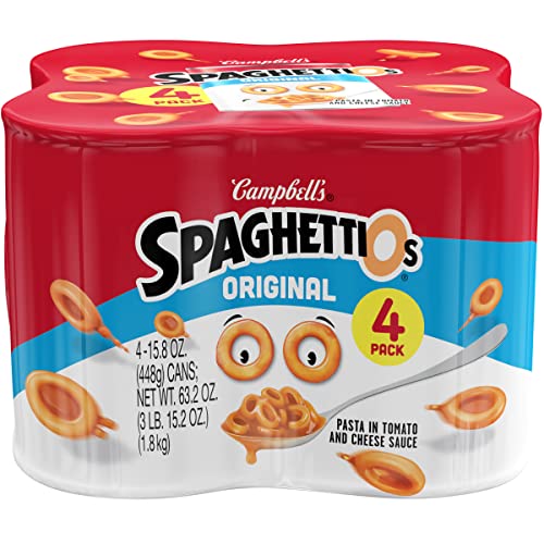 SpaghettiOs Original Canned Pasta, Healthy Snack for Kids and Adults
