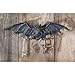 Design Toscano CL5847 Key Hook Rack - Vampire Bat Key Holder Wall Sculpture - Bat Figure - Halloween Bats,Medium