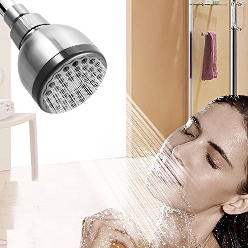 BATHWA ShowerHead 3 Inch High Pressure High Flow Fixed Shower Head