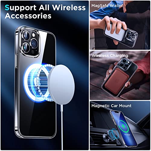 Simtect Magsafe Clear for iPhone 13 Pro Case Compatible with Magsafe