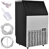 Costzon Built-In Stainless Steel Commercial Ice Maker Portable Ice Machine Restaurant