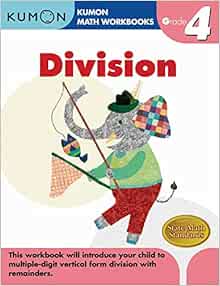 grade 4 division kumon math workbooks kumon publishing