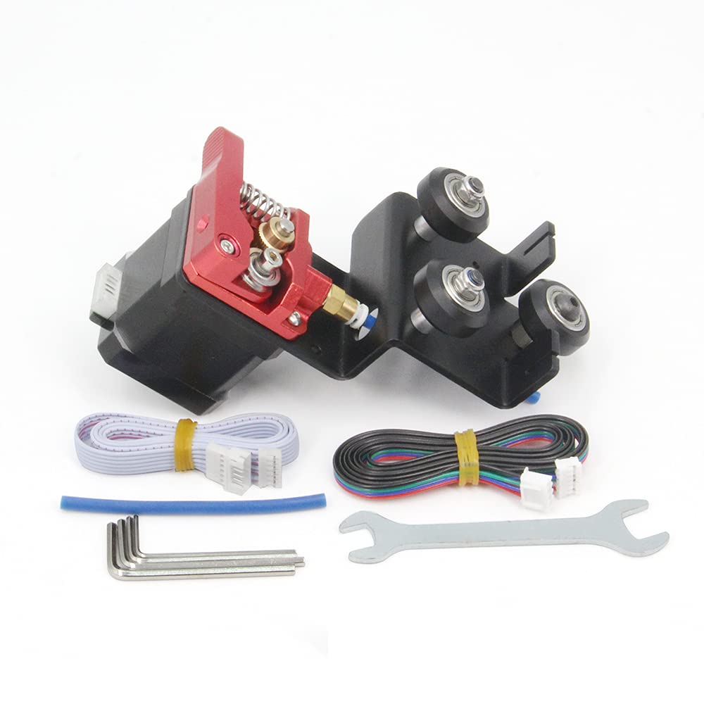 Befenybay Upgrade 3D Printer Direct Extruder Support Kit with Stepper Motor Easy Print Flexible Filament for Creality Ender-3, Ender 3 Pro,CR-10,CR-10S (Support Plate Kit with Motor)