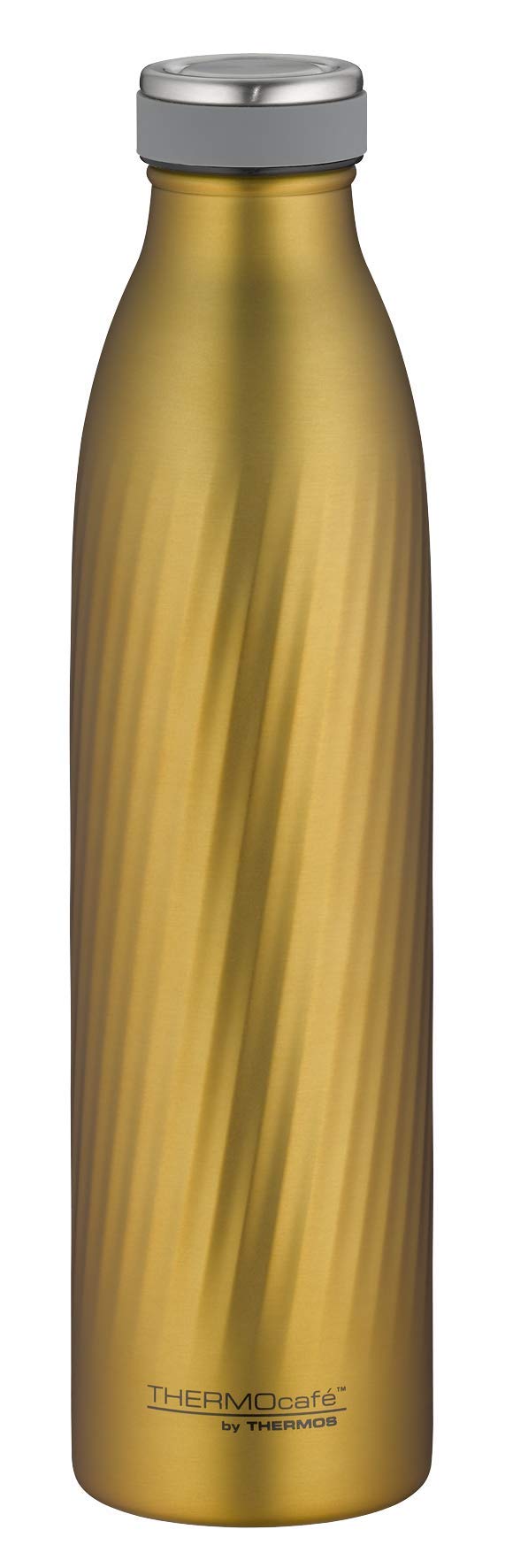 ThermoCafé Drinking Bottle, Insulated Water Bottle, Insulated Bottle, Thermos Flask. 0,75 l Old Gold Twist