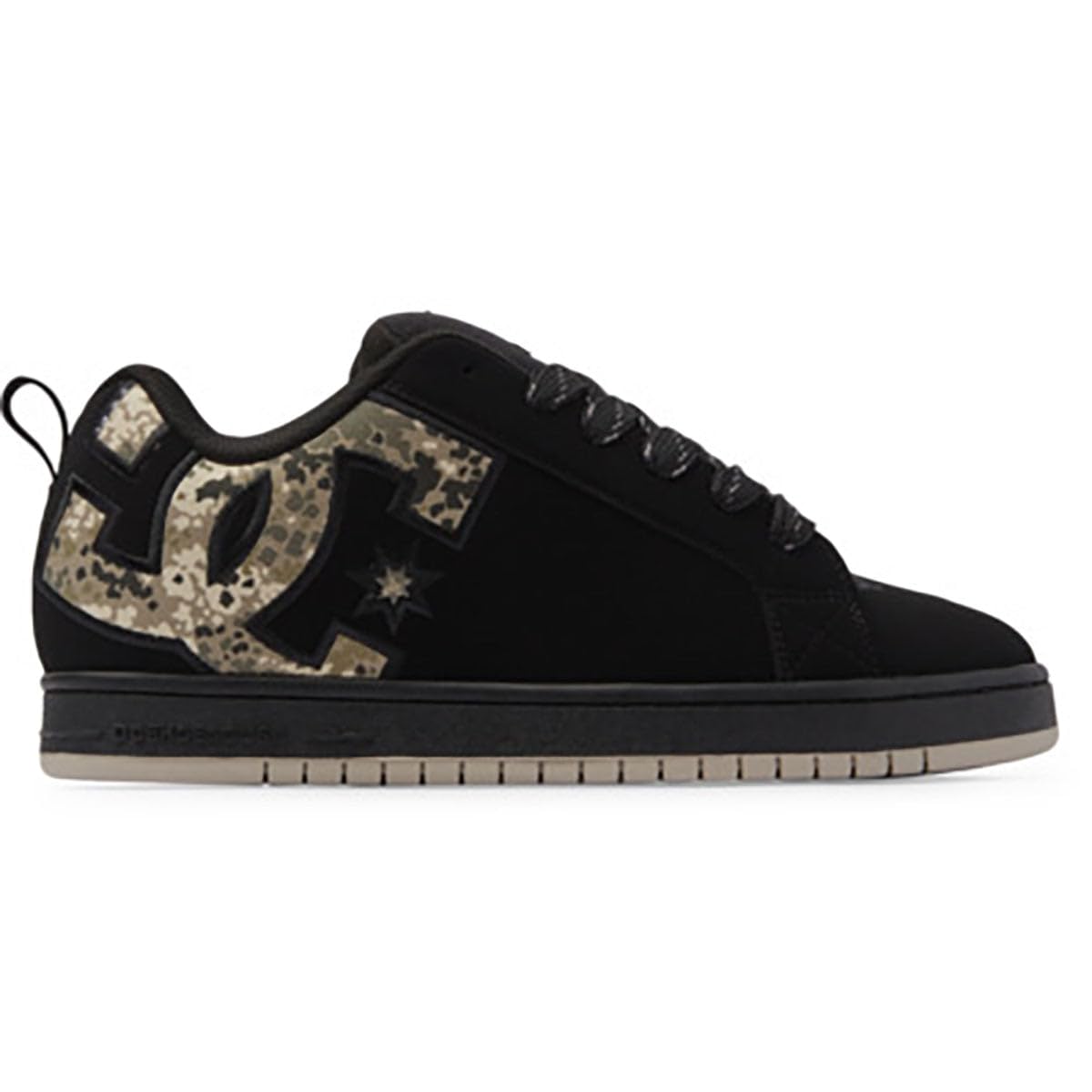 DC Men's Court Graffik SE Skate Shoe, Black, 10