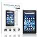 amFilm Glass Screen Protector for Fire 7 (2015, 5th Generation), Tempered Glass
