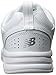 New Balance Women's WX623V3 Training Shoe, White/Silver, 8.5 D US