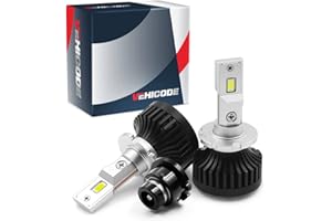 VEHICODE D4S DS4 D4R DR4 LED Bulbs 70W 8400Lms 6000K White Plug and Play with Xenon HID Ballast CANBus Error Free ATV/UTV Powersports Off-road Accessories Light Repaclement (2 Pack)