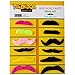 Tigerdoe Fake Mustaches - Mustache Face Stickers - Neon Mustaches - 37 Pc Mustache Stickers - Mustache Party Supplies