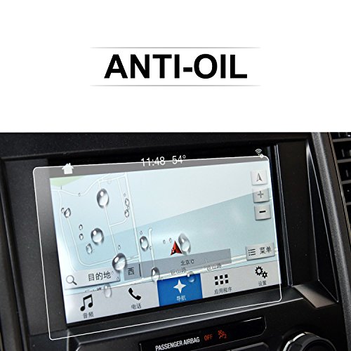 LFOTPP Ford F-150 2017 8 Inch Car Navigation Screen Protector, [9H Hardness] Clear Tempered Glass Center Touch Screen Protector Anti Scratch High Clarity
