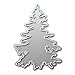 Dies Cuts Christamas Tree Snowflake for Card Making DIY Scrapbooking Photo Album Tree Xmas Words Metal Stencils Decorative Embossing DIY Paper Cards Gift (Set 10) (CDS11)