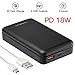 Power Bank SmilePowo Portable Charger 16000mAh PD 18W QC3.0 Charger with USB Type-C Micro Port Fast Charge High-Speed External Battery for iPhone,iPad,Samsung Galaxy,LG,Tablets and Other Devices