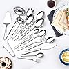 72-Piece Cutlery Set with Serving Utensils, Elegant Life Stainless Steel Flatware Silverware Set for 12, Tableware Eating Utensils, Dishwasher Safe