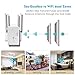 WiFi Range Extender Amplifier Wireless Signal Booster Up to 1200Mbp, 2.4 & 5GHz Dual Band with Repeater/AP/Router/with Access Ethernet Port Easy Set-Up and Usage