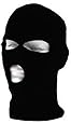 Black Knit 3 Three Hole Balaclava Winter Face Ski Mask
