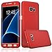 ATOOZ(TM) Galaxy S7 Edge 360 Degree All-Around Full Body Slim Fit Lightweight Hard Protective Skin Case Cover for Samsung Galaxy S7 Edge (Red)
