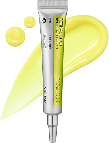 celimax The Vita A Retinal Shot Tightening Booster | 0.1% Retinal, 3% Matryxyl, High-Strength Retinoid for Anti-Aging, Pore Minimizer, Wrinkles & Fine Lines, Firmer Skin, 15ml, Korean Skin Care Gift