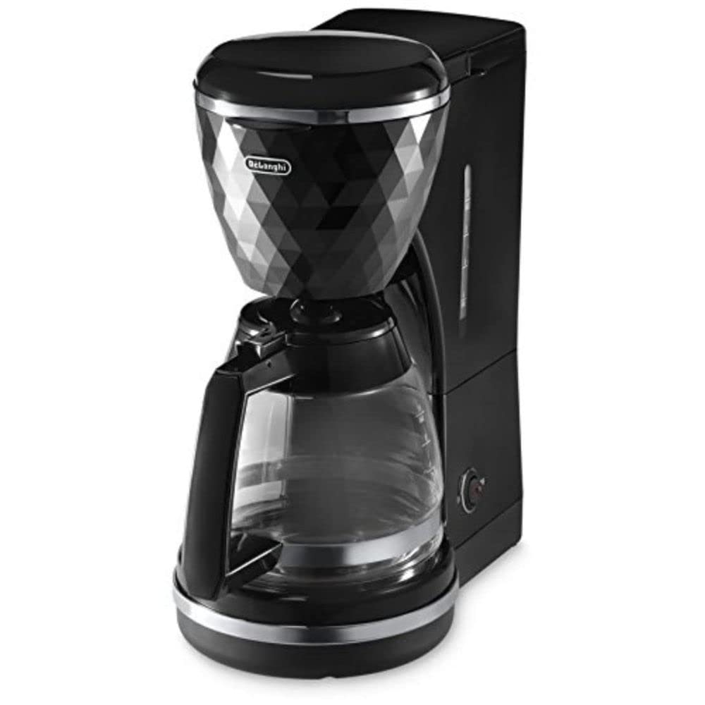 De'Longhi Brilliante Filter Coffee Maker- ICMJ210.BK, Black