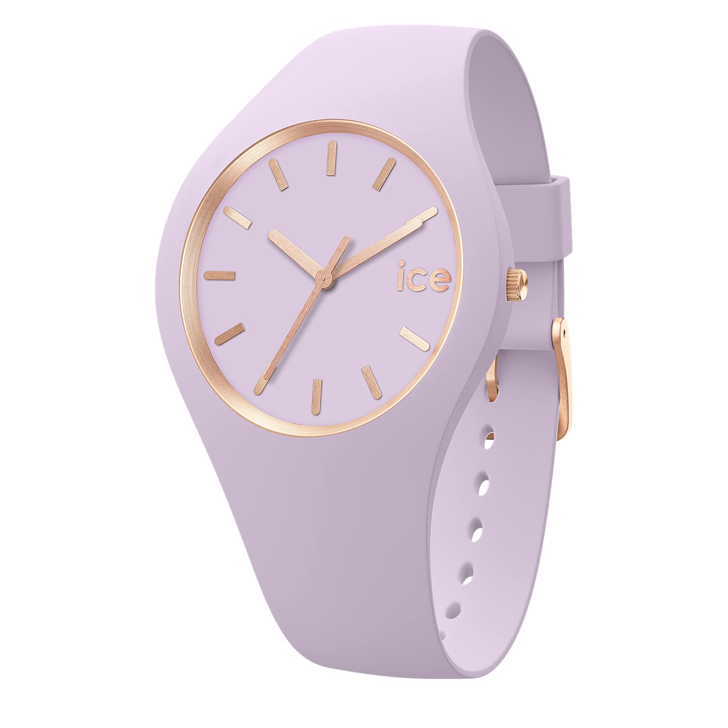 ICE-WATCH - ICE glam brushed Lavender - Women's wristwatch with silicon strap - 019526 (Small)