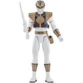 Power Rangers Mighty Morphin White Ranger | Power Rangers Mighty Morphin 6 Inch Action Figure VHS Exclusive - White Ranger