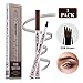 Eyebrow Tattoo Pen,microblade pen Microblading tattoo eyebrow Pencil with a Micro-Fork Tip Applicator Creates Natural Looking Brows Effortlessly and Stays on All Day (Brown)