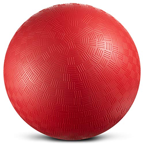 Bedwina Playground Balls Bulk 9 Inch (Pack of 4) Red Rubber Bouncy