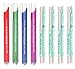 Xeno Knock Retractable Click Eraser Bundle with 8-Pack Refill, Assorted Colors (4-Pack)