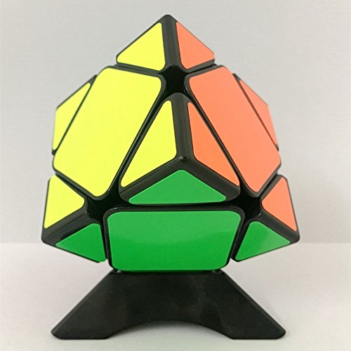 SENGSO 3x3 Professional Skewb Cube Three Layers Hexahedron Puzzle Cubes Brain Teaser Speed Cube Black
