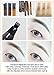 [RIRE] Fork Tattoo Eyebrow Lasts up to 8 days! Long Lasting Waterproof Tattoo Eyebrow (02 Dark Brown)