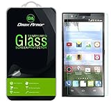 ZTE Lever LTE Glass Screen Protector, Dmax Armor [Tempered Glass] 0.3mm 9H Hardness, Anti-Scratch, Anti-Fingerprint, Bubble Free, Ultra-clear