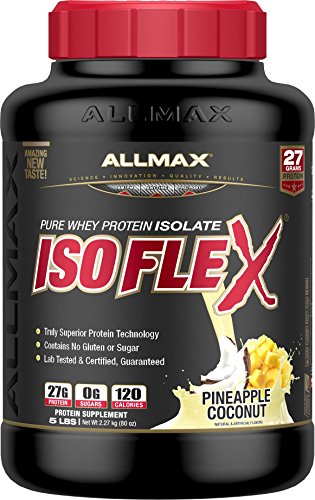 Allmax Nutrition Isoflex Protein 5lbs Pineapple Coconut