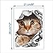 Cat Toilet Seat Wall Sticker, Oksale 8.3