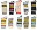 Fine Fit Mens Designer Dress Socks Argyle & Striped Size 10-13 (12 Pairs)