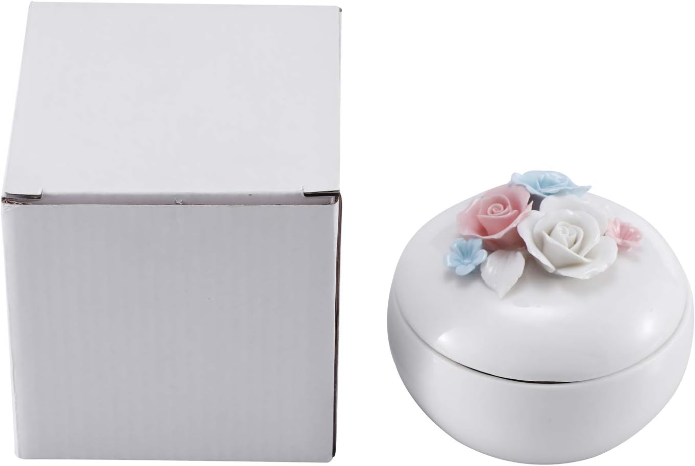Mom Birthday Gifts Personalized Gifts for Mom from Daughte/Son, Ceramic Jewelry Box Ring Dish Decorative Trinket Box Home Decor, Thanksgiving Gifts Mom Gifts for Christmas (Jewelry Box (Round)): Home & Kitchen