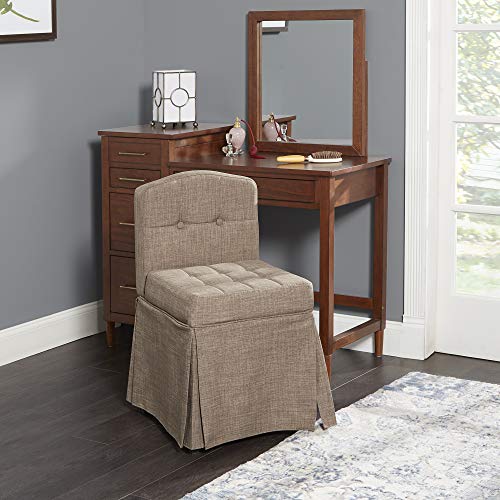 Silverwood Vanity Bench, Tan