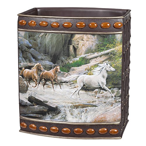 Creative Bath Products Horse Canyon Waste Basket