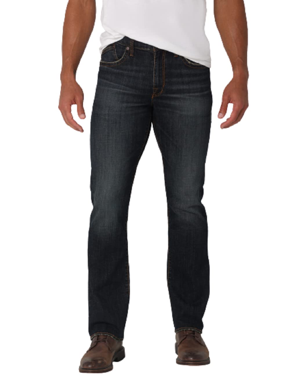 Rock & Republic Men's Mid-Rise Bootcut Jean, Straight Shot, 30W x 34L Image