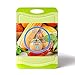 Spigo Cutting Board With Cleantec Technology, 11.4x7.75x.39, Lime Green