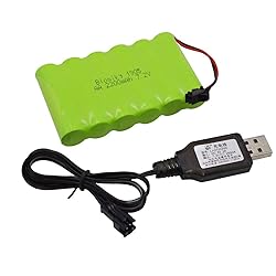 Blomiky 7.2V 2200mAh Ni-MH Rechargeable AA Battery