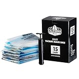 California Basics Vacuum Space Saver Bags Bundle for Storage (15 Count) (Kitchen)