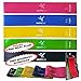 Happylife Resistance Loop Exercise Bands Set of 5 for Men and Women Including Meal Plans, Workout Schedules for All Fitness Levels and Ebook