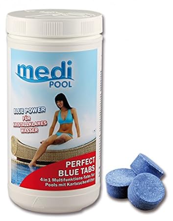Medipool 514601MP Schwimmbadpflege Perfect Blue Tabs, 1 kg