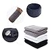 HBY 3 Pairs Long Athletic Thick Cotton Wristband Sweatband for Sports