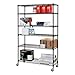 Sandusky Lee MWS481874-B 6-Tier Wire Shelving Unit with 3