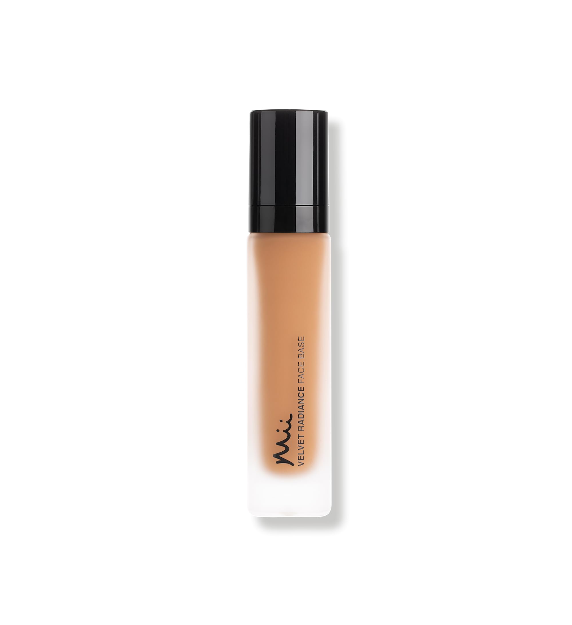 Mii Cosmetics Velvet Radiance Face Base, Liquid Foundation, Satin Finish, Weightless, Medium to High Coverage, Long Lasting, Truly 12
