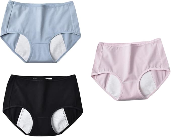 Healifty Damen-Slips, Menstruationsperiode, auslaufsicher, Baumwolle