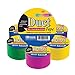 12 Roll Variety Pack of Bazic Print Colors (brights colors) of All Purpose Duct Tape. Brights Include: green, blue, orange, purple,pink and yellow. The prints include: various animal prints. All solid color rolls are 1.89