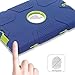iPad Mini Case, iPad Mini 2 Case,iPad Mini 3 Case,TOPSKY [Robot Series] High Impact Defender Shockproof Case For iPad Mini/ iPad Mini 2/ iPad Mini 3, Navy Blue/Lemony Yellow