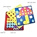 NextX Art Toy Color Matching Mosaic Pegboard Puzzle Games Early Learning Educational Toys for Boys and Girls