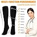 Compression Socks (5 Pairs/Pack) for Women/Men-Breathable Compression Stockings